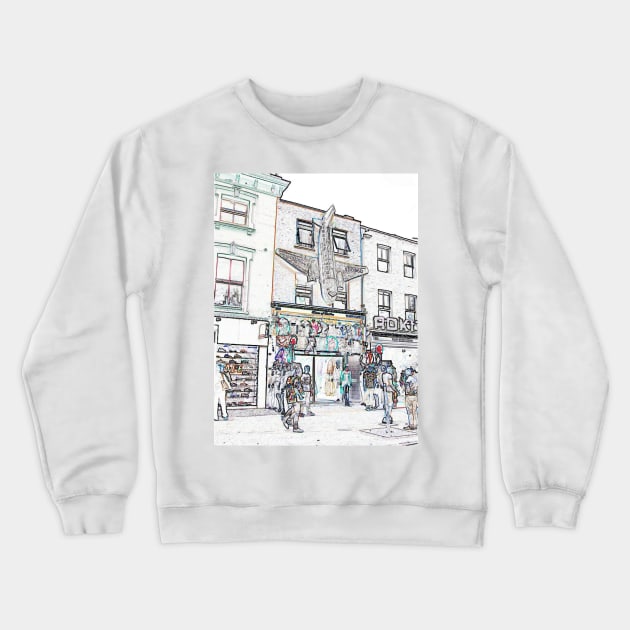 Camden, London Crewneck Sweatshirt by MagsWilliamson